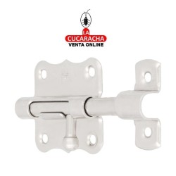 PASADOR ACERO NIQUELADO DE SOBREPONER MODELO 384.