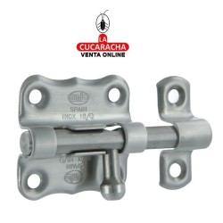 PASADOR ACERO INOX MATE DE SOBREPONER MODELO 384.