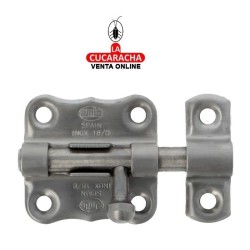 PASADOR ACERO INOX MATE DE SOBREPONER MODELO 384.