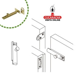 PASADOR LATON DE SOBREPONER-EMBUTIR MODELO 600.