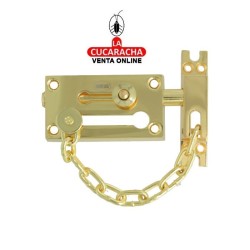 PASADOR ZAMAK DE SOBREPONER CON CADENA SEGURIDAD MODELO 475.