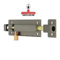 PASADOR ALUMINIO DE SOBREPONER BRONCEADO MODELO 500.