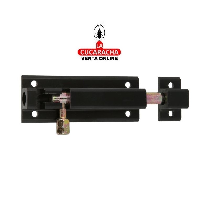 PASADOR ALUMINIO DE SOBREPONER NEGRO MODELO 500.