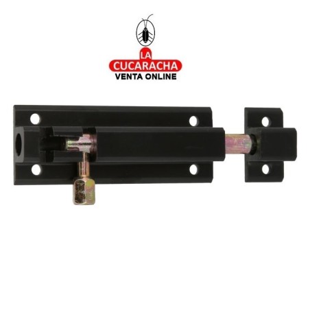 PASADOR ALUMINIO DE SOBREPONER NEGRO MODELO 500.