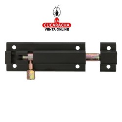 PASADOR ALUMINIO DE SOBREPONER NEGRO MODELO 500.