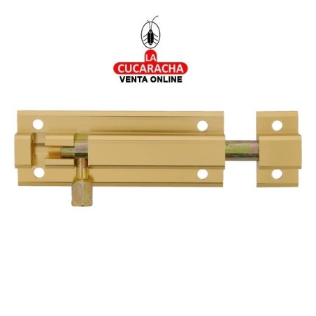 PASADOR ALUMINIO DE SOBREPONER ORO MODELO 500.