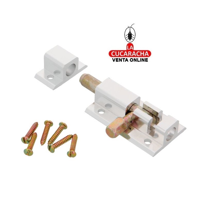 PASADOR ALUMINIO DE SOBREPONER PLATA MODELO 500.