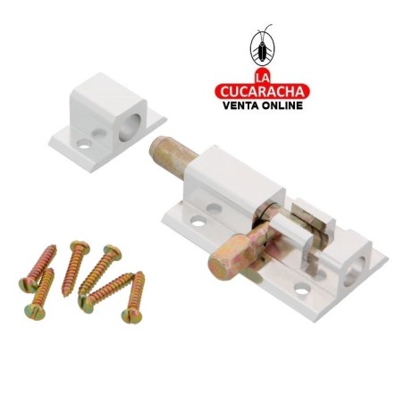 PASADOR ALUMINIO DE SOBREPONER PLATA MODELO 500.