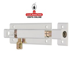 PASADOR ALUMINIO DE SOBREPONER PLATA MODELO 500.