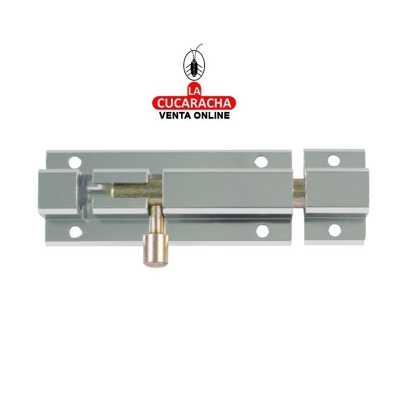 PASADOR ALUMINIO DE SOBREPONER PLATA MODELO 501.