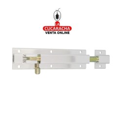 PASADOR ALUMINIO DE SOBREPONER PLATA MODELO 501.