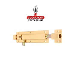 PASADOR ALUMINIO DE SOBREPONER ORO MODELO 501.