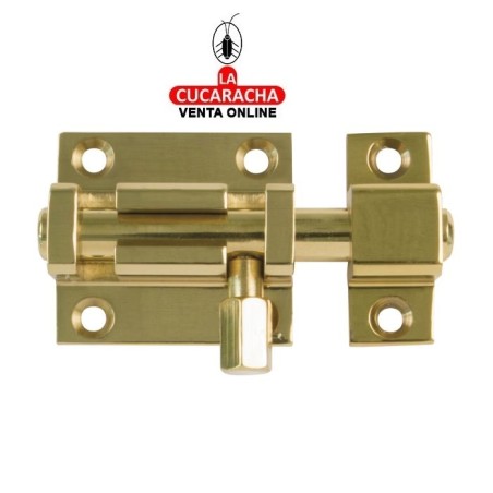 PASADOR LATON DE SOBREPONER PULIDO MODELO 700.