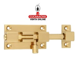 PASADOR LATON DE SOBREPONER PULIDO MODELO 700.