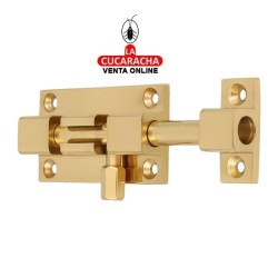 PASADOR LATON DE SOBREPONER PULIDO MODELO 700.