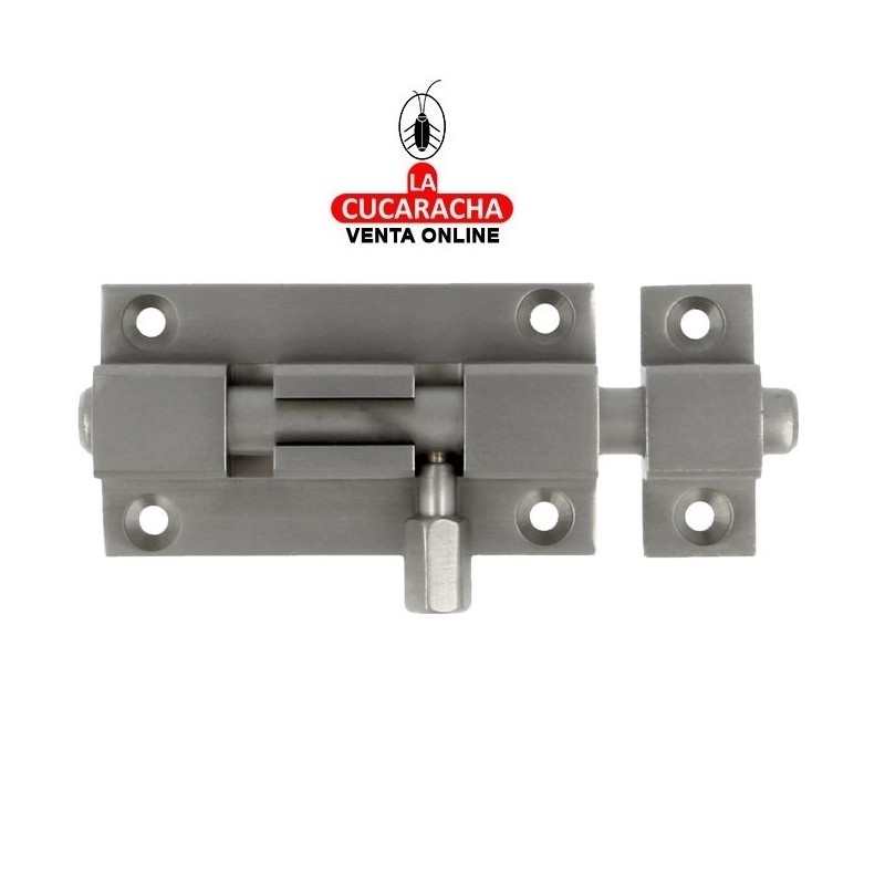 PASADOR LATON DE SOBREPONER CROMADO MATE MODELO 700.