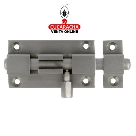 PASADOR LATON DE SOBREPONER CROMADO MATE MODELO 700.