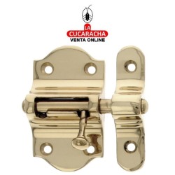 PASADOR LATON DE SOBREPONER PULIDO MODELO 720.