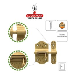 BLISTER PASADOR LATON DE SOBREPONER MODELO 721.