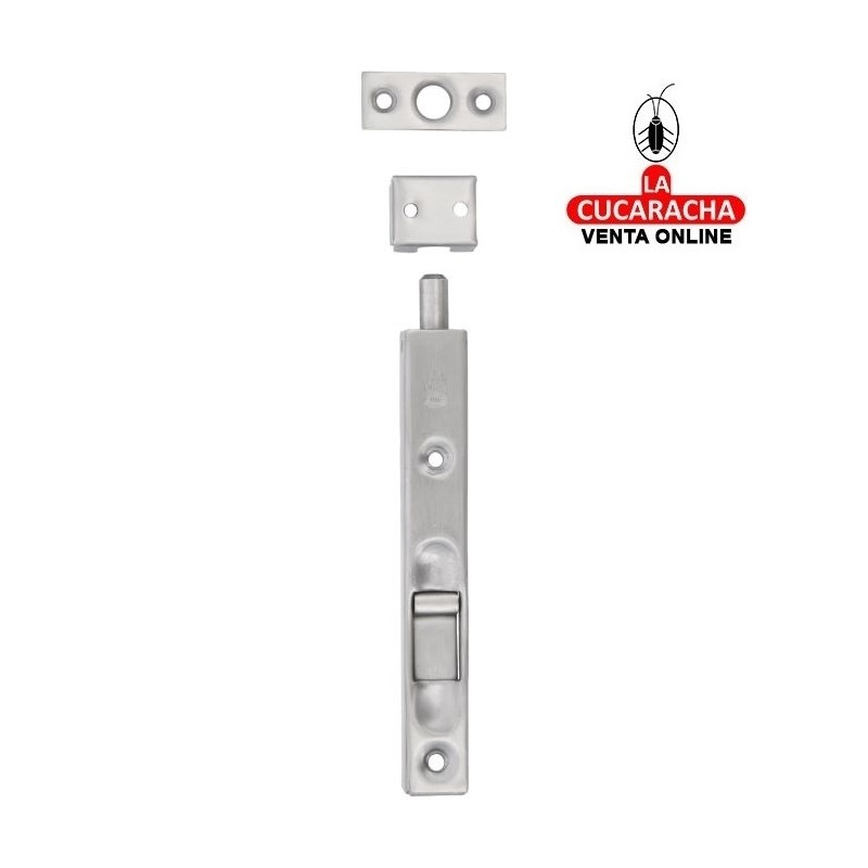 PASADOR ACERO INOX DE SOBREPONER O EMBUTIR MATE MODELO 400.