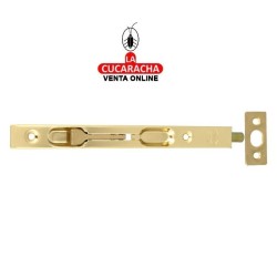 PASADOR ACERO DE EMBUTIR LATONADO BARNIZADO MODELO 401.