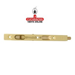 PASADOR ACERO DE EMBUTIR LATONADO BARNIZADO MODELO 1401.