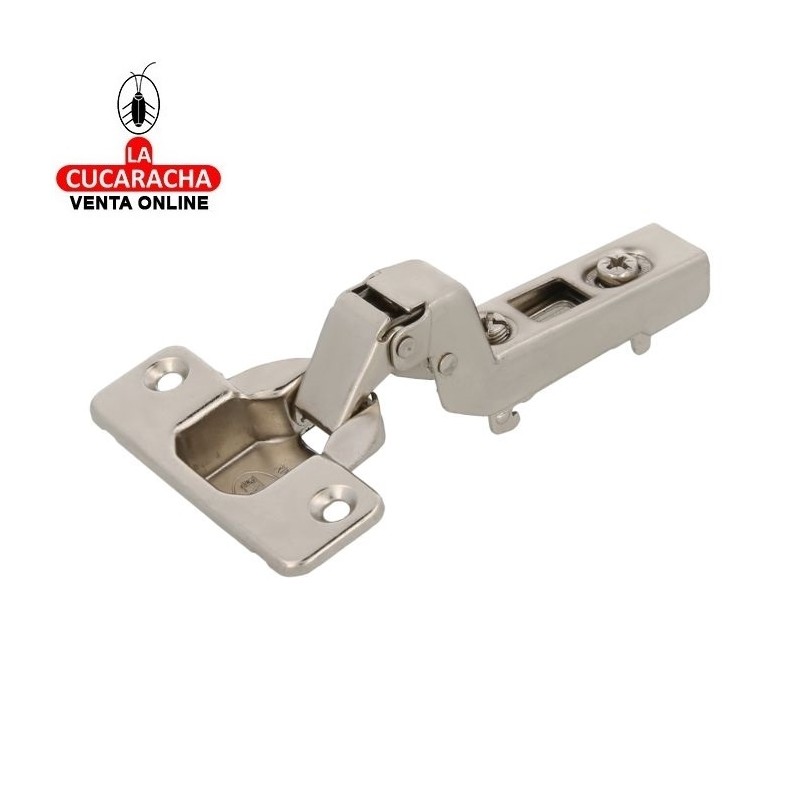 BISAGRA DE CAZOLETA ACERO SUPERACODADA 35MM PESTILLO APERTURA RAPIDA MODELO 4200.