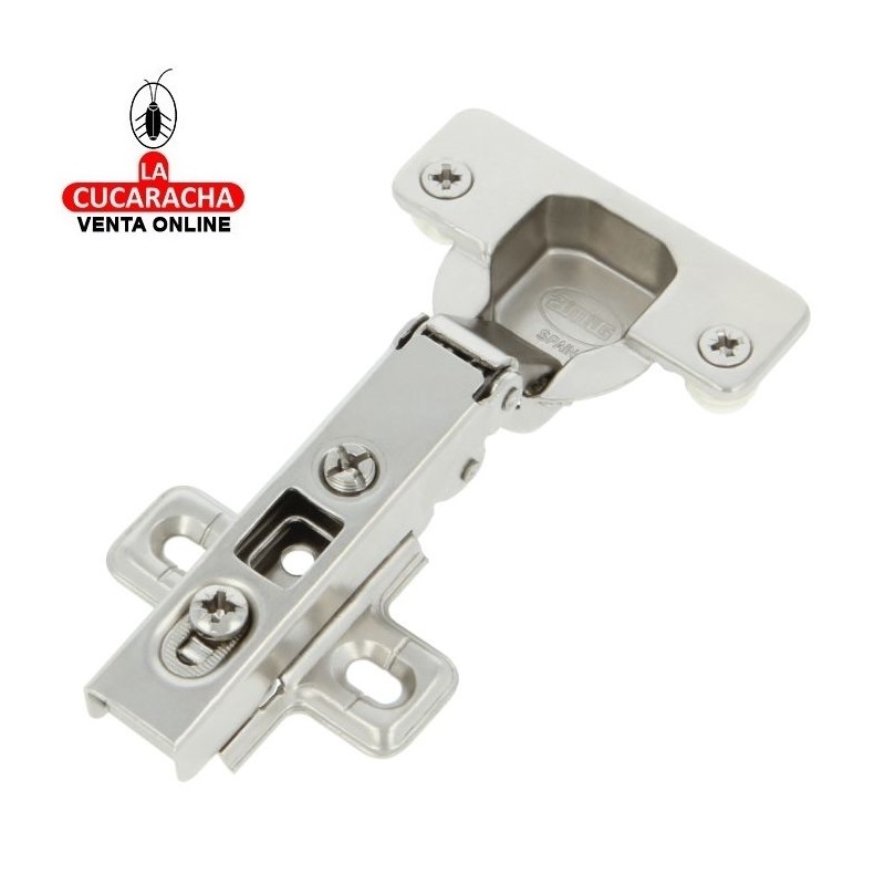 BISAGRA DE CAZOLETA ACERO RECTA 35MM PESTILLO APERTURA RAPIDA MODELO 4250.