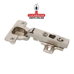 BISAGRA DE CAZOLETA ACERO RECTA 35MM PESTILLO APERTURA RAPIDA MODELO 4250.