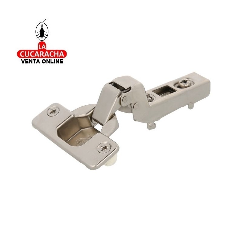 BISAGRA DE CAZOLETA ACERO SUPERACODADA 35MM PESTILLO APERTURA RAPIDA MODELO 4270.