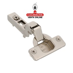 BISAGRA DE CAZOLETA ACERO SUPERACODADA 35MM PESTILLO APERTURA RAPIDA MODELO 4270.