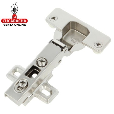 BISAGRA DE CAZOLETA ACERO RECTA 35MM PESTILLO APERTURA RAPIDA MODELO 4280.