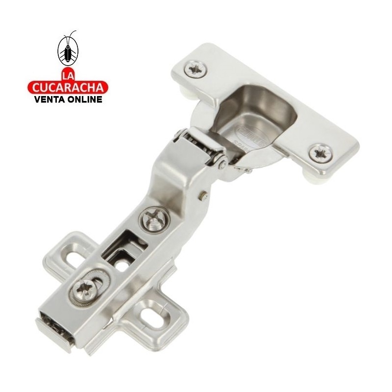 BISAGRA DE CAZOLETA ACERO SUPERACODADA 35MM PESTILLO APERTURA RAPIDA MODELO 4300.