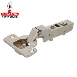 BISAGRA DE CAZOLETA HIDRAULICA ACERO ACODADA 35MM PESTILLO APERTURA RAPIDA MODELO 5100.