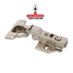 BISAGRA DE CAZOLETA HIDRAULICA ACERO ACODADA 35MM PESTILLO APERTURA RAPIDA MODELO 5100.