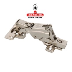 BISAGRA DE CAZOLETA ACERO RECTA 35MM PESTILLO APERTURA RAPIDA MODELO 4210.