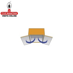 BISAGRA DE CAZOLETA ACERO RECTA 35MM PESTILLO APERTURA RAPIDA MODELO 4210.