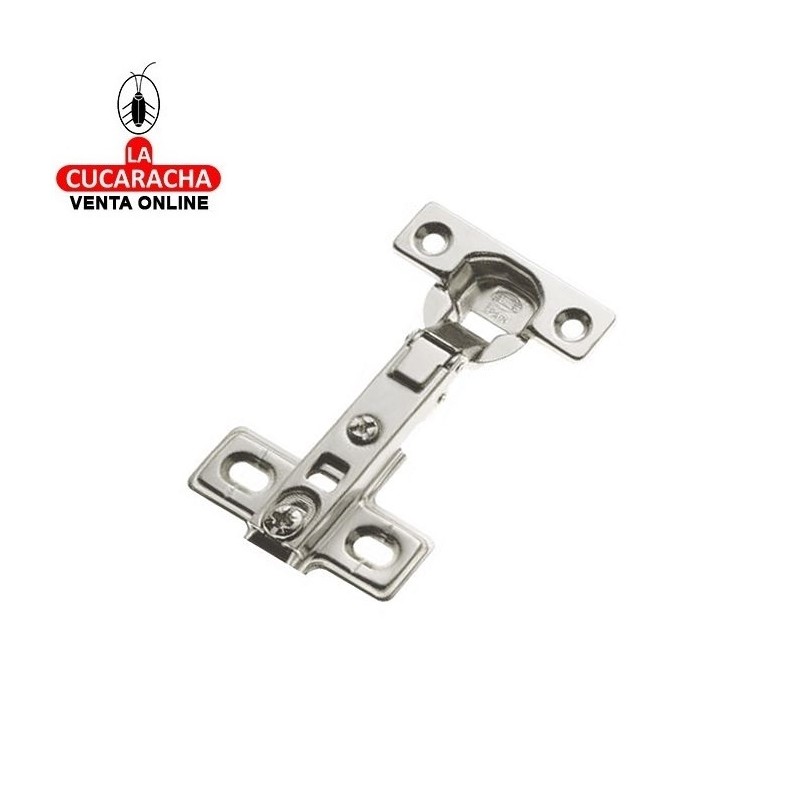 BISAGRA DE CAZOLETA ACERO RECTA FIJA 26MM MODELO 4710.
