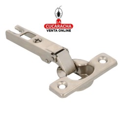 BISAGRA DE CAZOLETA ACERO RECTA FIJA 26MM MODELO 4710.