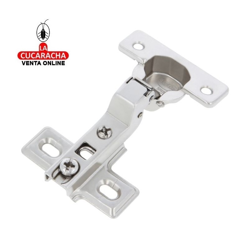 BISAGRA DE CAZOLETA ACERO SUPERACODADA FIJA 26MM MODELO 4712.
