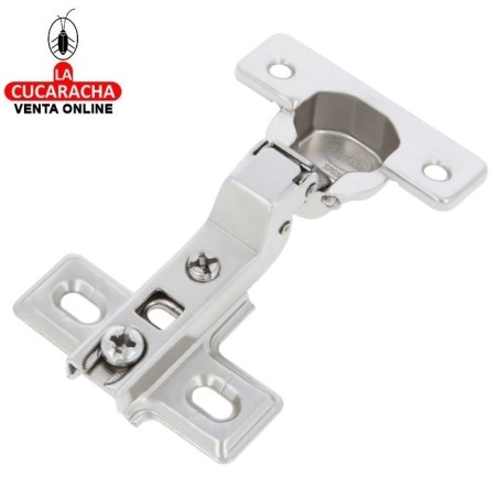 BISAGRA DE CAZOLETA ACERO SUPERACODADA FIJA 26MM MODELO 4712.