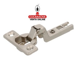 BISAGRA DE CAZOLETA ACERO SUPERACODADA FIJA 26MM MODELO 4712.
