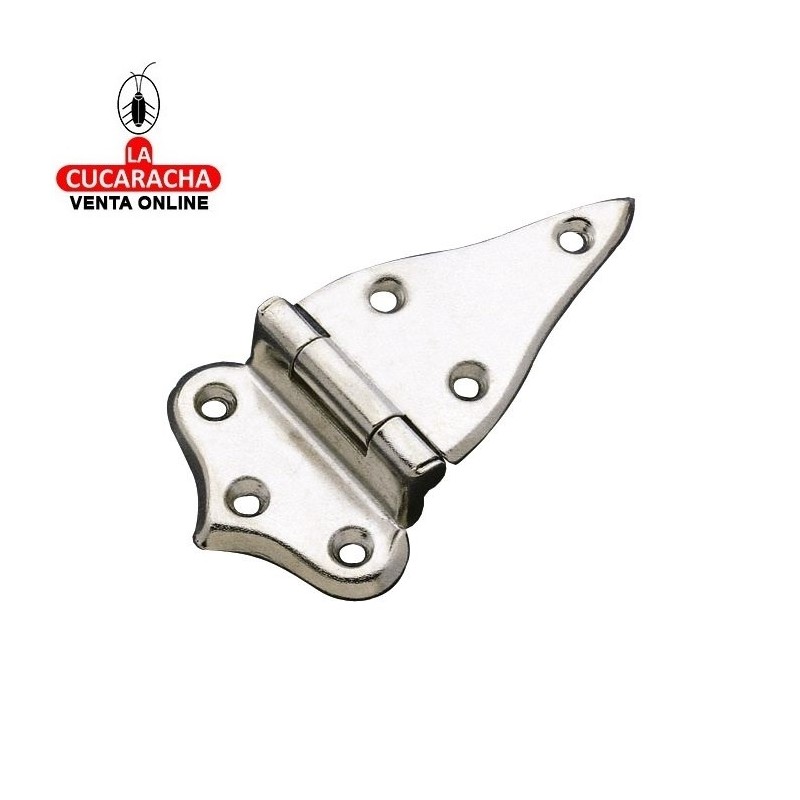 BISAGRA TIPO NEVERA ACERO 80X46MM MODELO 1.