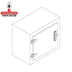 BISAGRA TIPO NEVERA ACERO 80X46MM MODELO 1.