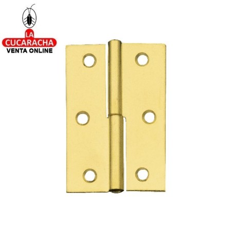BISAGRA DESMONTABLE ACERO LATONADO BARNIZADO MODELO 540.
