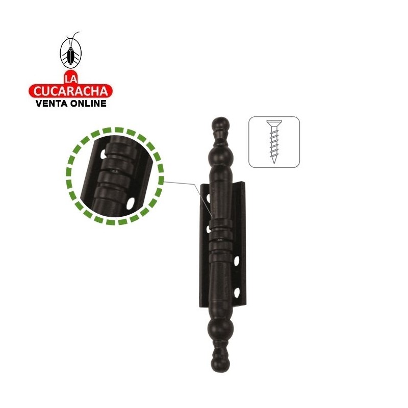 BISAGRA ZAMAK DESMONTABLE ARMARIOS MODELO 555.