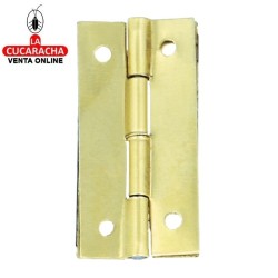 BISAGRA LATON MATE PEQUEÑA ESTUCHE MODELO 12.