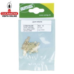 CIERRE BISAGRA LATON MATE PEQUEÑA ESTUCHE MODELO 14.