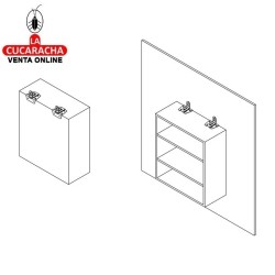 COLGADOR ACERO ZINCADO MODULOS COCINA MODELO 4.