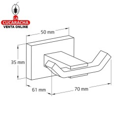 COLGADOR ACERO ZINCADO MODULOS COCINA SUSPENDIDOS MODELO 8.